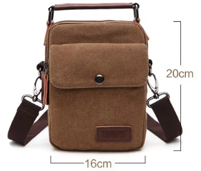 Small Canvas Sling Bag