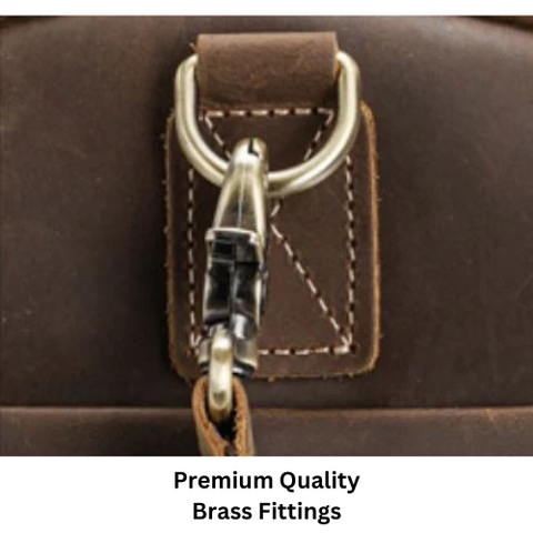 Premium Quality Cows Hide Leather Duffel Bag