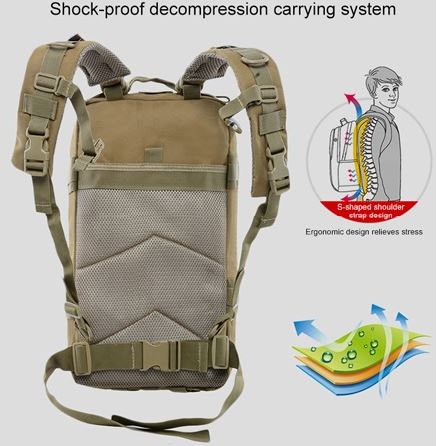 Premium Military Backpack (Medium Size Narrow Style)