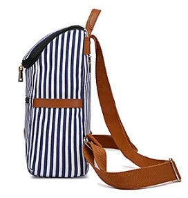 New Style Small Striped Backpack