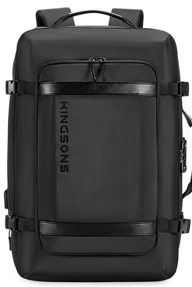 Kingsons Lockable Expandable Travel Backpack with Free Extras