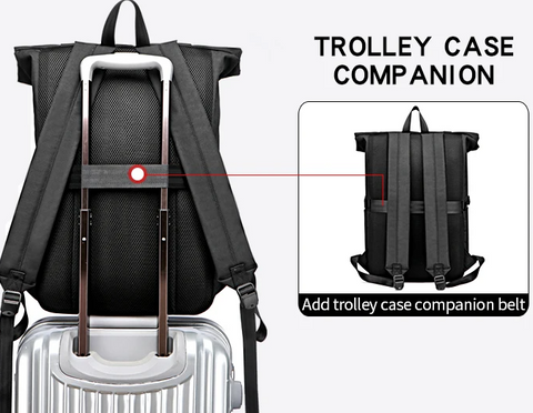 New Lightweight Foldable-Top Extendable Rucksack