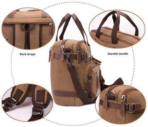 Premium Canvas Multi-Function Business Bag