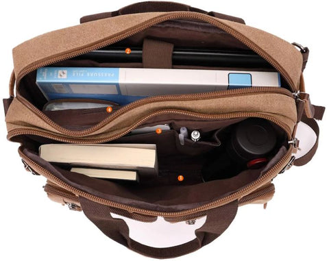 Premium Canvas Multi-Function Business Bag