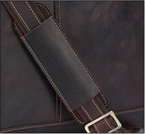 Premium Quality Cow Hide Leather Satchel / Lap Top Bag