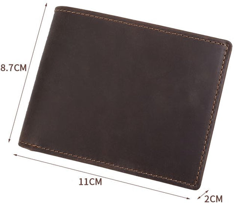 Mens Mid Size Genuine Leather Wallet